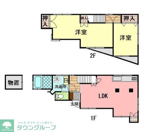 松﨑貸家の物件間取画像